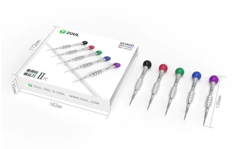 2UUL "Lollipop" Screwdrivers - Set of 5