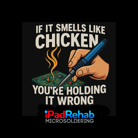 "If it smells like chicken" Short Sleeve T-Shirt