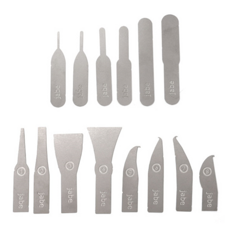 Chip removal - full set of Jabe replacement blades