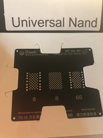 Universal NAND Stencil - 3D Black by Qianli